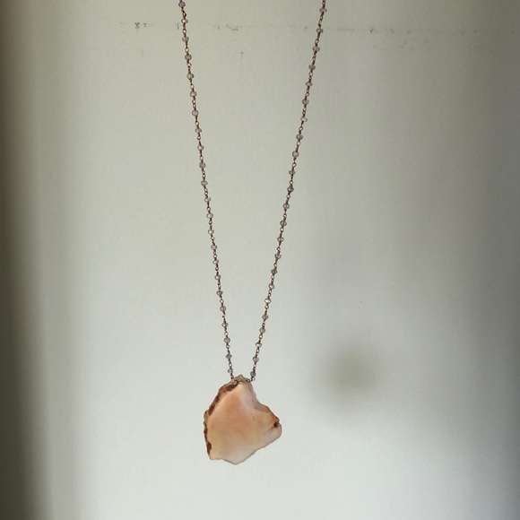 Stone Pendant Necklace - Picture 2 of 3
